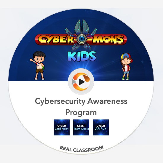 real classroom cyber-mons kids pack