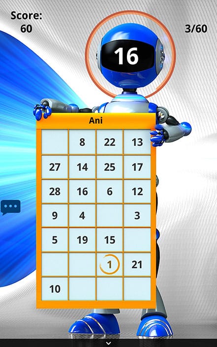 knowledge bingo screen2