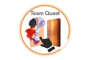 team quest white background