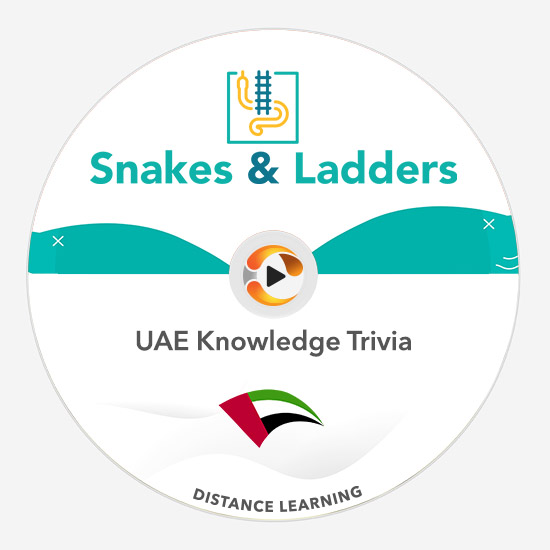 uae knowledge trivia snakes & ladders game